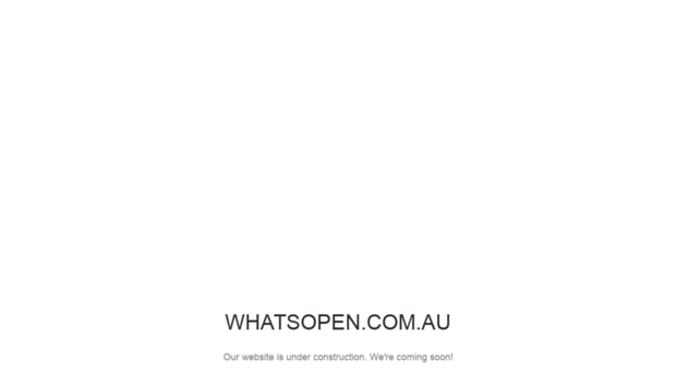 whatsopen.com.au