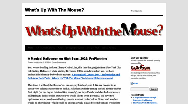 whatsupwiththemouse.com