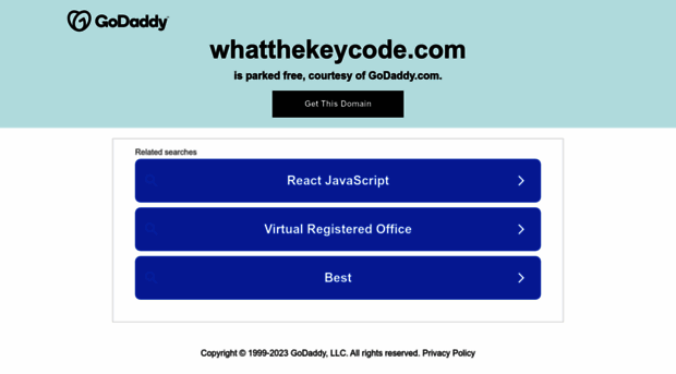 whatthekeycode.com