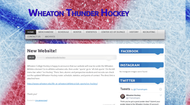 wheatonthunderhockey.com