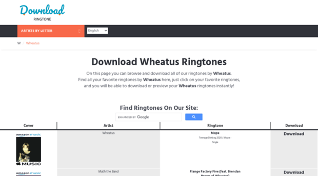 wheatus.download-ringtone.com