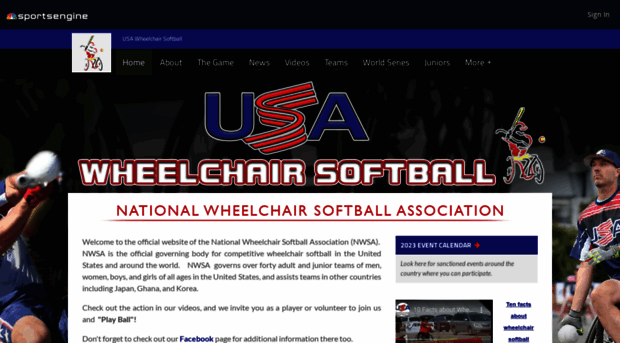 wheelchairsoftball.org