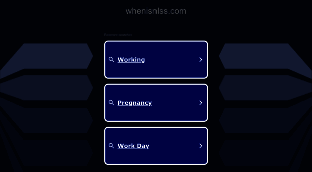 whenisnlss.com