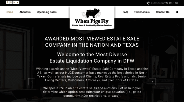 whenpigsflyestatesales.com