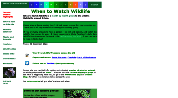 whentowatchwildlife.org