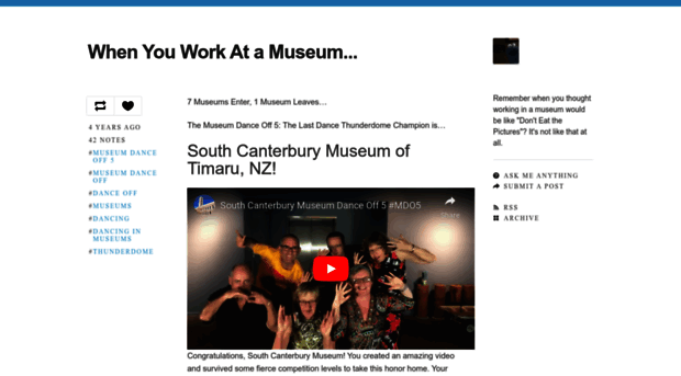 whenyouworkatamuseum.com