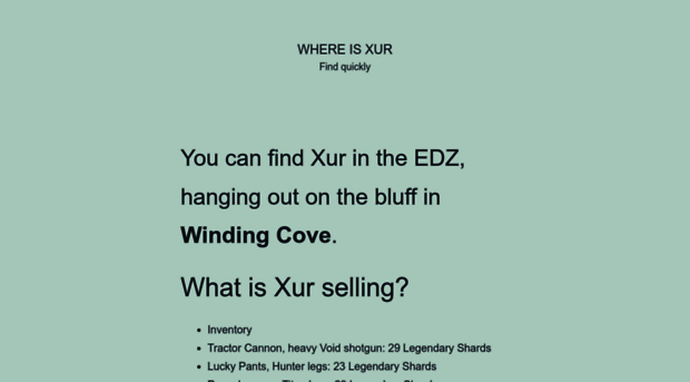 whereisxur.org