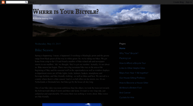 whereisyourbicycle.blogspot.com