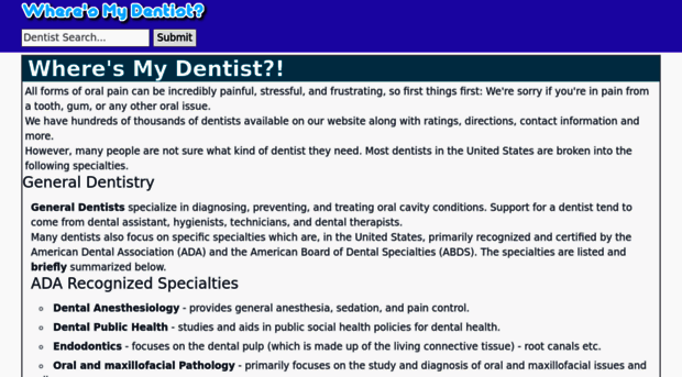 wheresmydentist.com