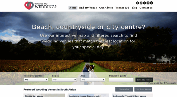 wheresmywedding.co.za