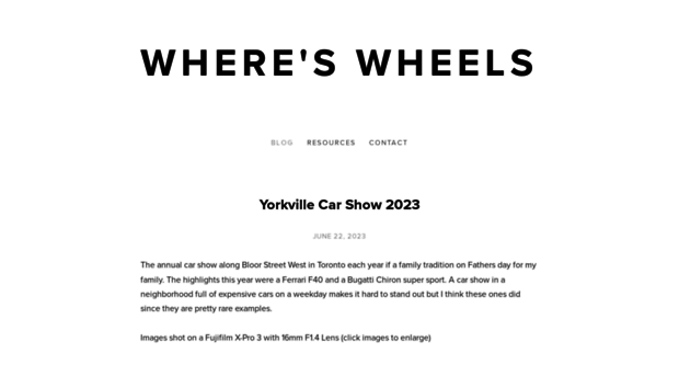 whereswheels.com