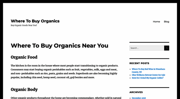 wheretobuyorganics.com