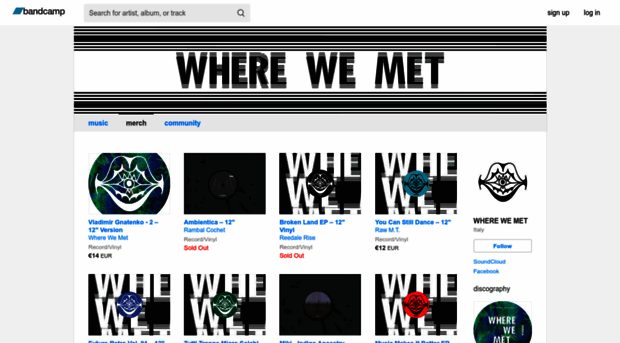 wherewemet.bandcamp.com