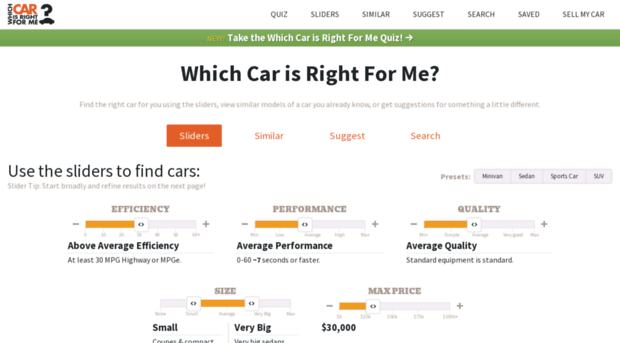 whichcarisrightforme.com