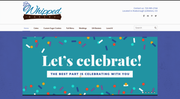 whippedbakerycolorado.com