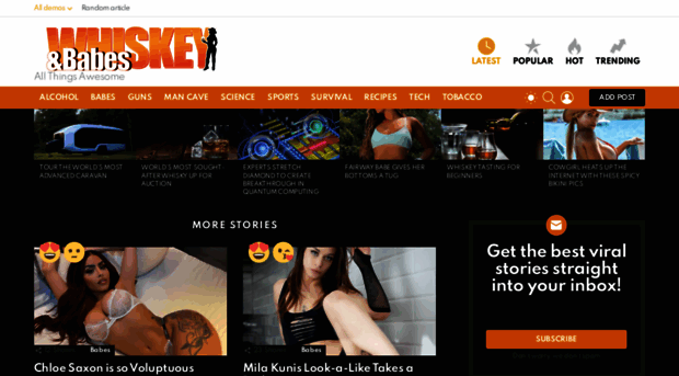 whiskeyandbabes.com