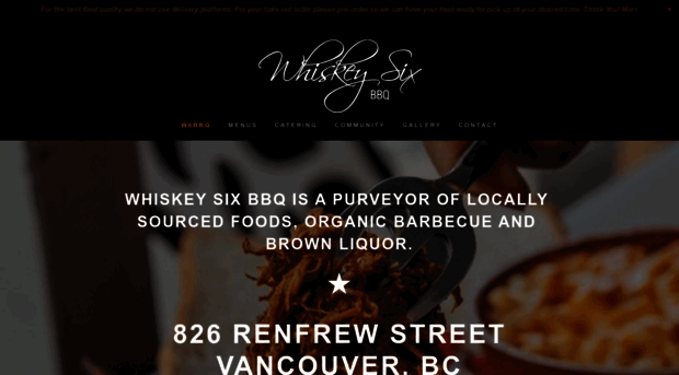 whiskeysixbbq.com