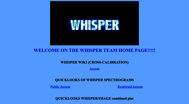 whisper.cnrs-orleans.fr