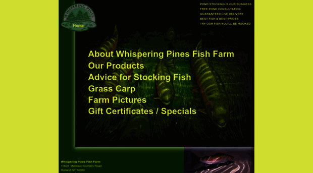 whisperingpinesfishfarm.com