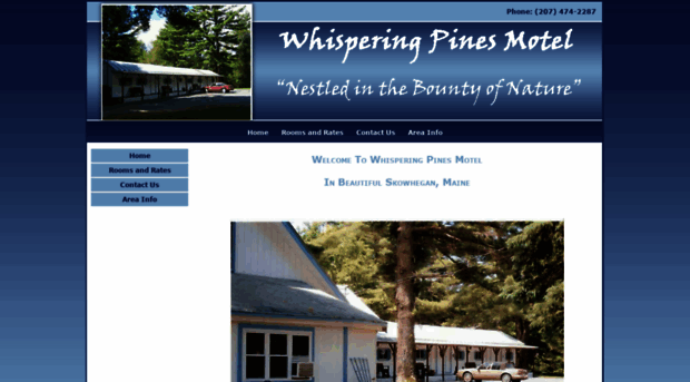 whisperingpinesmotel.net