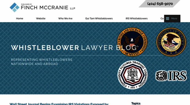 whistleblowerlawyerblog.com