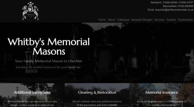 whitbysmemorials.co.uk