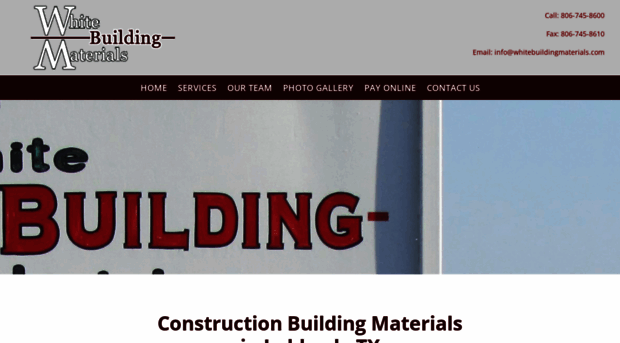 whitebuildingmaterials.com