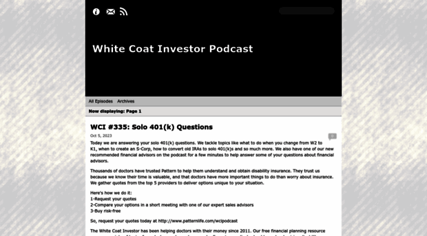 whitecoatinvestor.libsyn.com