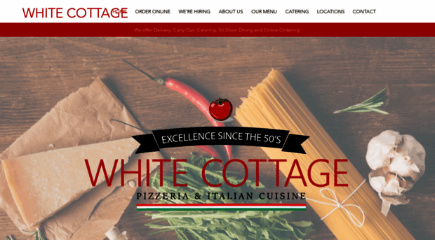 whitecottagepizzas.com