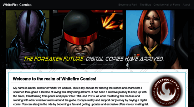 whitefirecomics.com