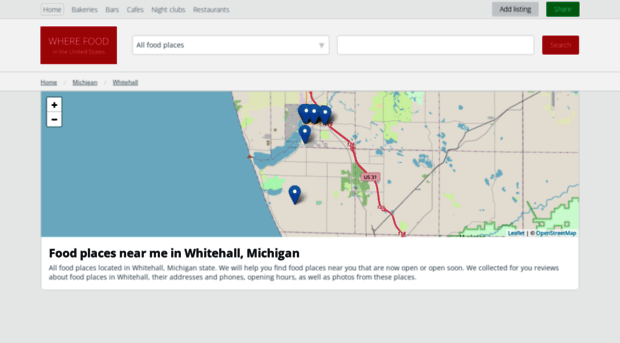 whitehall-mi.where-food.com