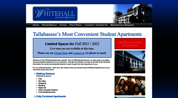 whitehallstudentapartments.com