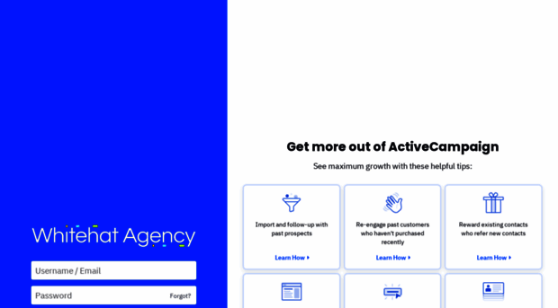 whitehatagency.activehosted.com