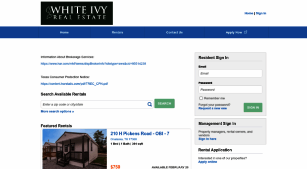 whiteivyrealestate.com