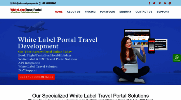 whitelabeltravelportal.com