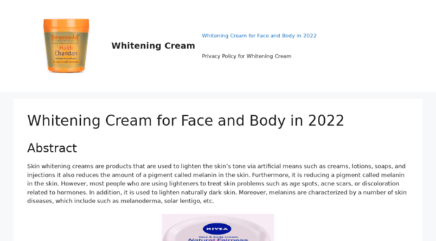 whitencream.com