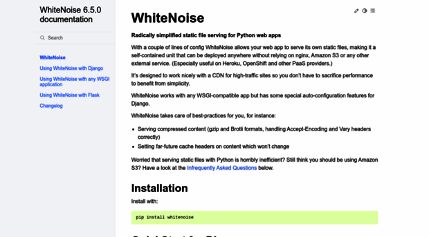 whitenoise.evans.io