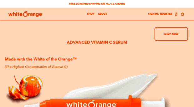 whiteorangeskincare.com