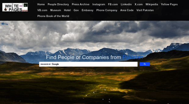whitepages.com.pk