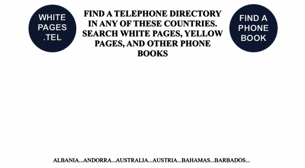 whitepages.tel