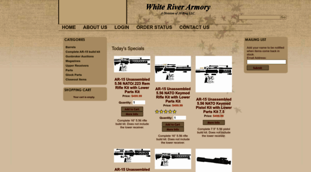 whiteriverarmory.com