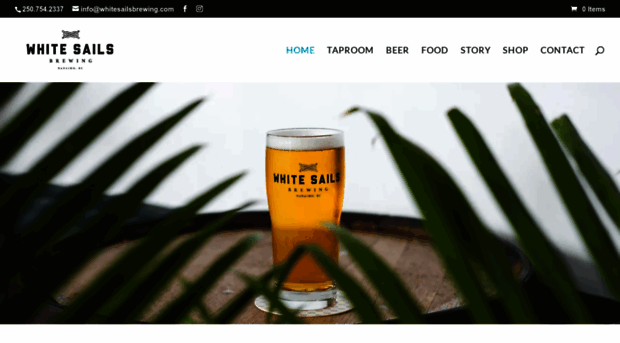 whitesailsbrewing.com