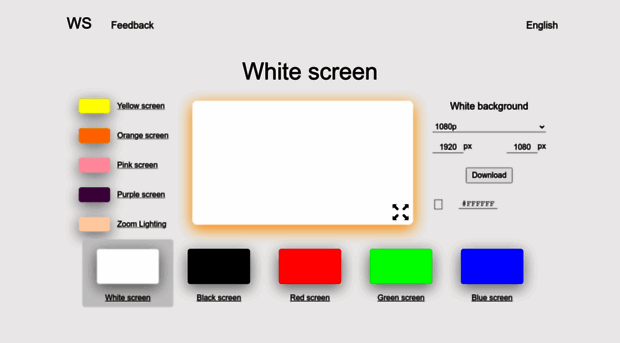 whitescreen.online