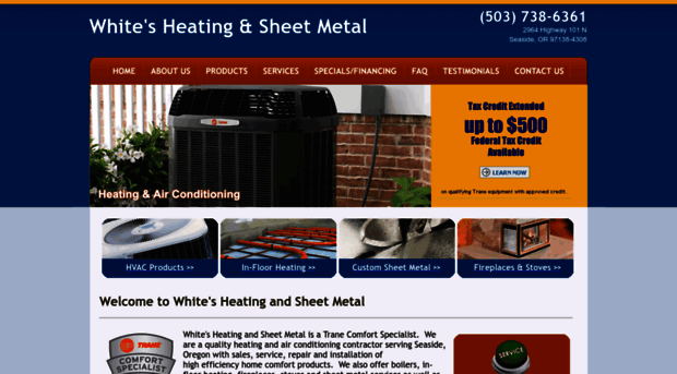 whitesheatingandsheetmetal.com