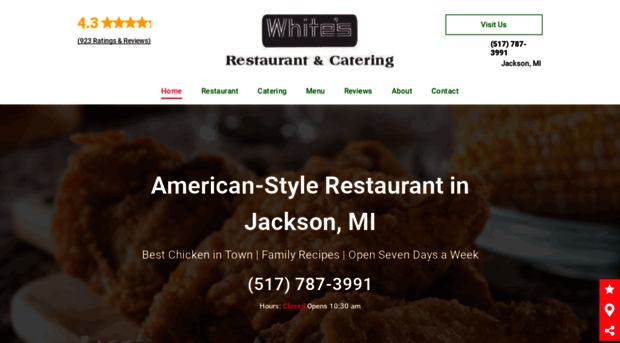 whitesrestaurant.com