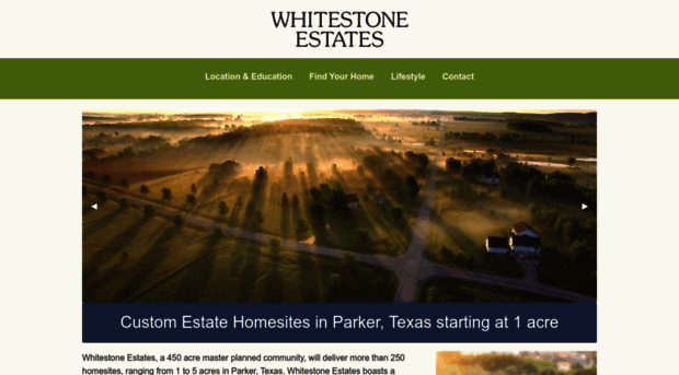 whitestoneestatestx.com