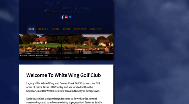 whitewinggolf.com