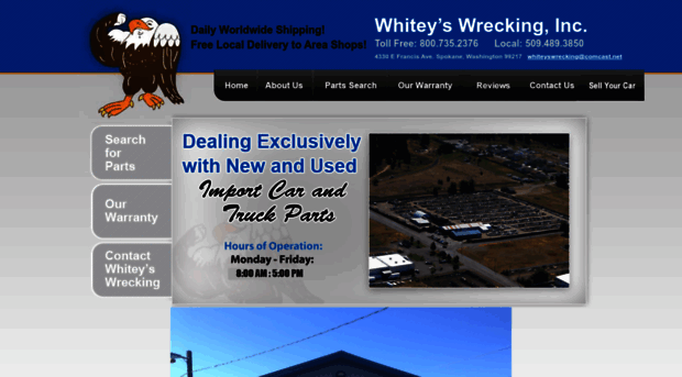 whiteyswrecking.com