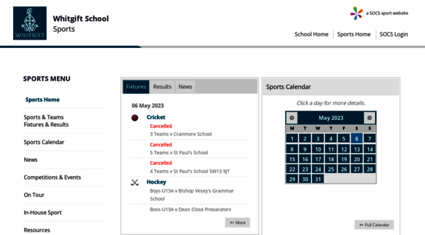 whitgiftsport.co.uk