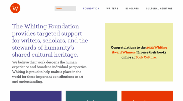 whitingfoundation.org